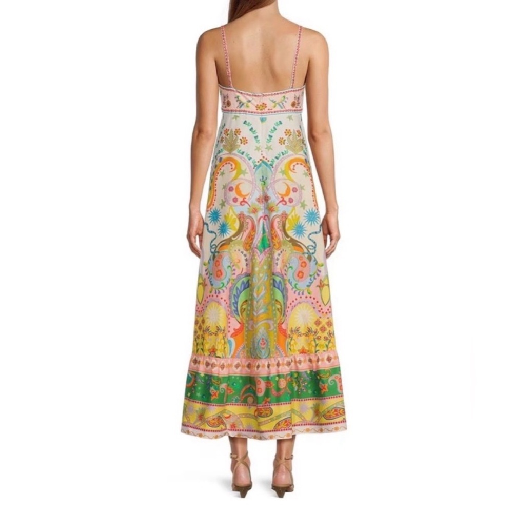 Antonio Melani Anne Celestial Print Square Neck Sleeveless A-Line Maxi Dress NWT - Picture 3 of 15